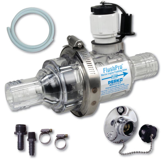 Perko Flush Pro Valve Kit - 1-1/4 inch Marine Engine Flushing System