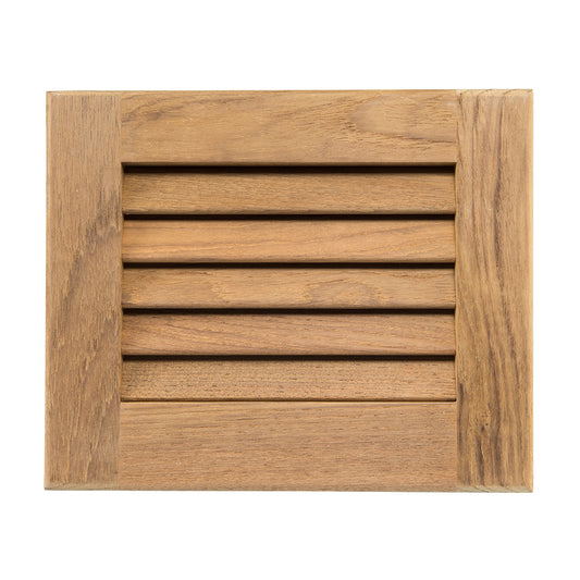 Whitecap 60712 Teak Louvered Insert, 7-1/2 x 9-1/8 x 3/4 Inches