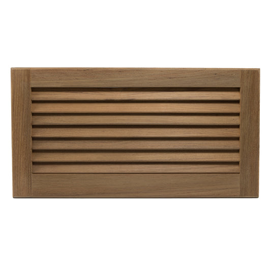 Whitecap Teak Louvered Insert, 9-3/8 x 18 x 3/4 Inches, Part 60716