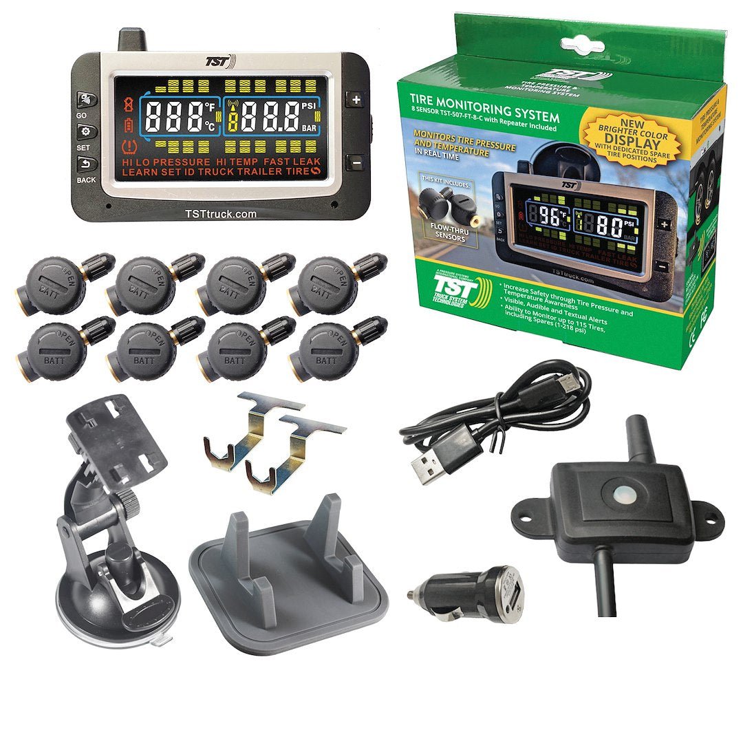 507 TPMS W/8 FLOW THRU SENSORS W/RE - Marine Parts OnlyTRUCK SYSTMS