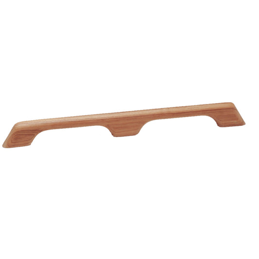 Whitecap 60102 Solid Teak Handrail with Dual Loops – 23 Inch Length for Marine & Dock Applications