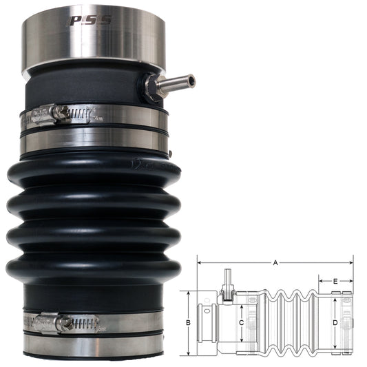 PSS Shaft Seal 2-1/2 inch Shaft for 4 inch Tube | Marine Mechanical Seal Replacement