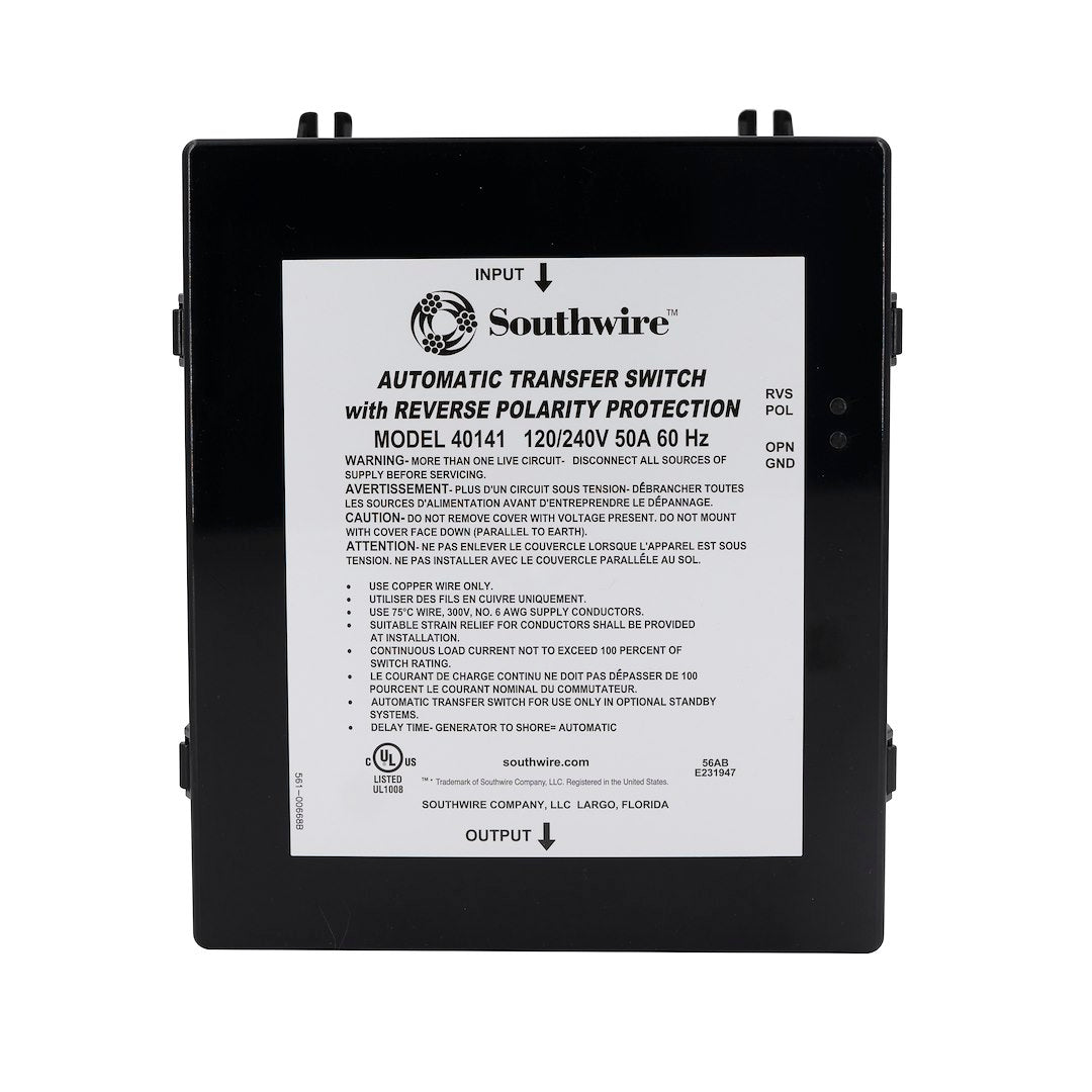 50A REVERSE POLARITY TRANSFER SWITC - Marine Parts OnlySOUTHWIRE