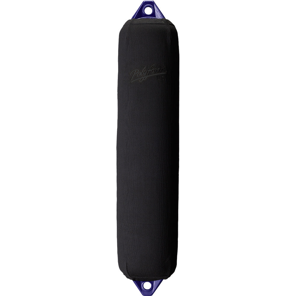 Polyform U.S. F-4 Fender Cover in Black | Durable UV-Resistant Marine Fender Protection