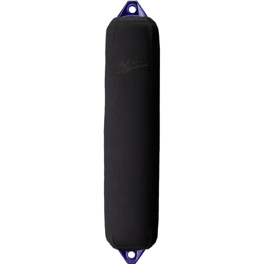 Polyform U.S. F-4 Fender Cover in Black | Durable UV-Resistant Marine Fender Protection