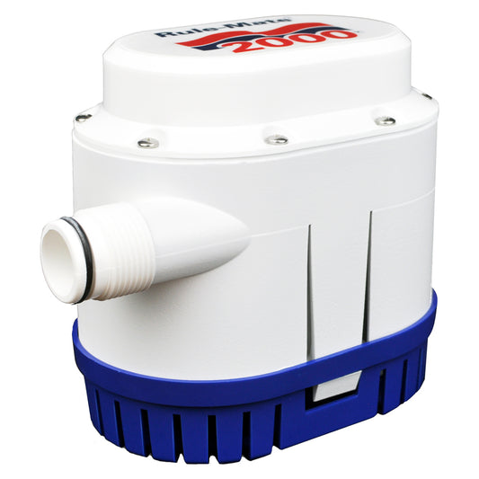 Rule-Mate 2000 GPH 12V Fully Automated Bilge Pump with Intelligent Sensor and Heavy-Duty Motor