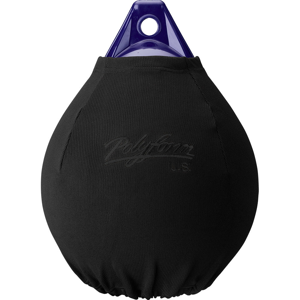Polyform U.S. A-2 Fender Cover in Black – Durable, Water-Resistant Fender Protection
