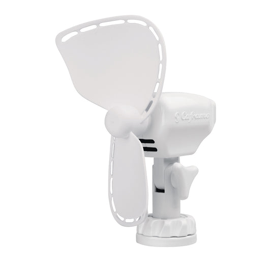 SEEKR by Caframo Ultimate 757 24V 2-Speed 7-Inch Fan - Direct Wire, White