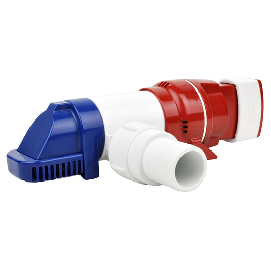 Rule LoPro 900GPH Automatic Bilge Pump – Compact, Low Profile Marine Pump with Adjustable Sensing Switch