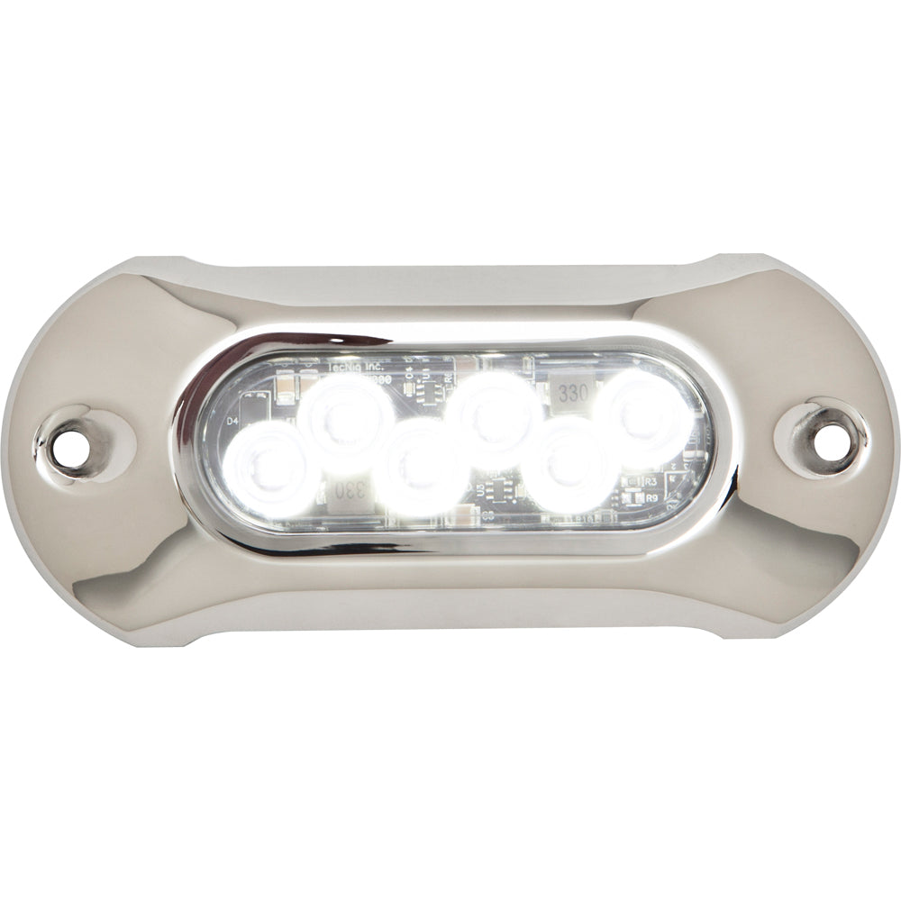 Attwood Marine Light Armor Underwater LED Light - 6 LEDs, White, Model 65UW06W-7