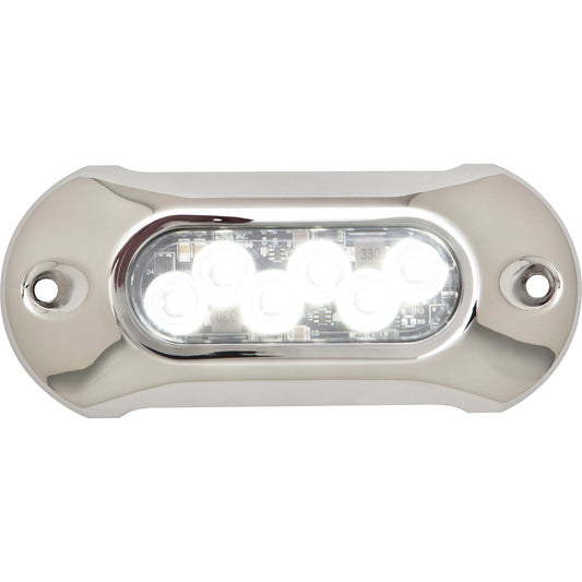 Attwood Marine Light Armor Underwater LED Light - 6 LEDs, White, Model 65UW06W-7