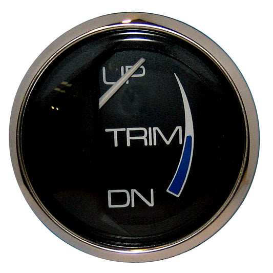 Faria Beede Instruments Chesapeake Black 2-Inch Trim Gauge for Mercury, Mariner, Mercruiser, Volvo DP, and Yamaha '01+