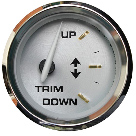 Faria Beede Instruments Kronos 2-Inch Trim Gauge for Mercury, Mariner, Mercruiser, Volvo DP, and Yamaha (2001 & newer)