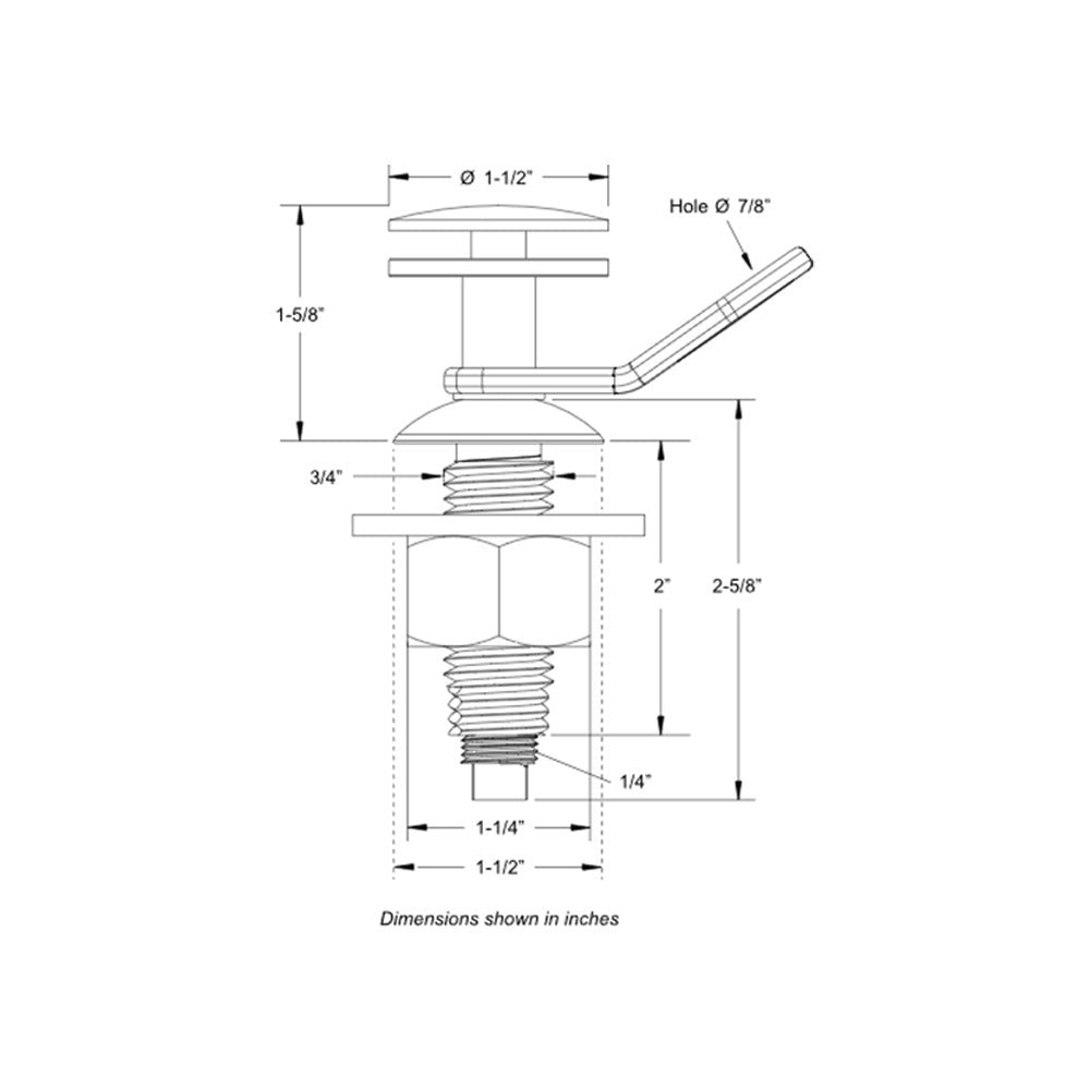 TACO Marine Quick Release Fender Lock F16-0151-1 - Stainless Steel Dockside Fender Line Securement Solution