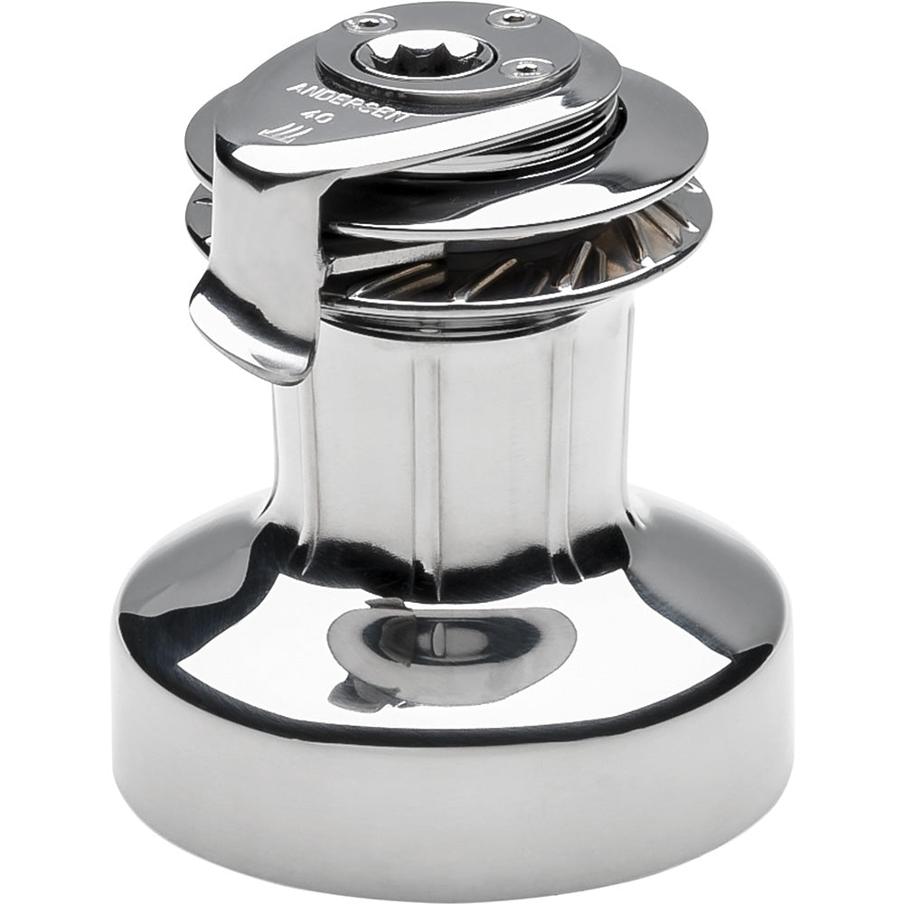 ANDERSEN RA2040010000 40 ST FS 2-Speed Self-Tailing Manual Winch, Full Stainless Steel