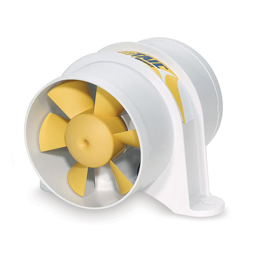 Shurflo by Pentair YELLOWTAIL 4-Inch Marine Blower - 12 VDC, 215 CFM for Marine Ventilation and Bilge Exhaust