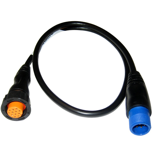 Garmin 8-Pin Transducer to 12-Pin Sounder Adapter Cable with XID – Model 010-12122-10