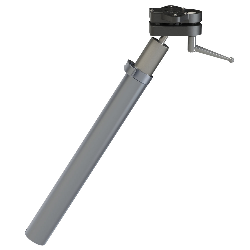 Kuuma Adjustable Grill Rod Holder Mount - Universal Telescoping & Swivel Grill Mount for 1-5/8" I.D. Fishing Rod Holders