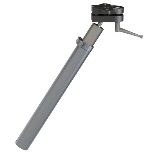 Kuuma Adjustable Grill Rod Holder Mount - Universal Telescoping & Swivel Grill Mount for 1-5/8" I.D. Fishing Rod Holders