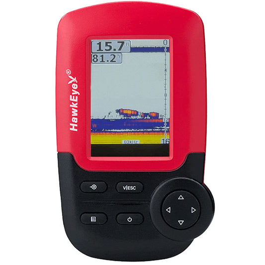 HawkEye FishTrax 1C Fish Finder with HD Color Display and Ice Mode for Versatile Water Fishing