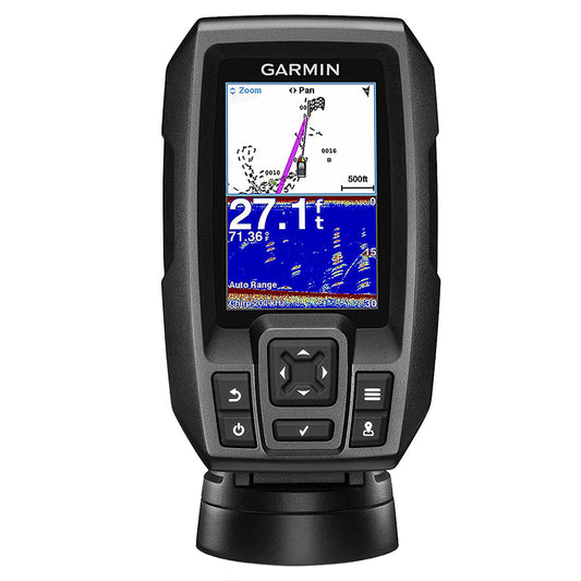 Garmin STRIKER 4 FishFinder with Built-In GPS and 77/200 kHz Transducer
