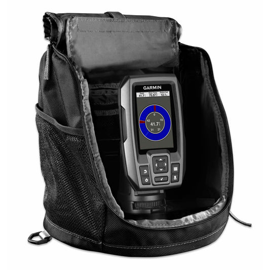 Garmin STRIKER 4 Portable Fishfinder Bundle with GPS and CHIRP Transducer – 3.5-Inch Color Display for Kayak, Ice, and Small Boat Fishing