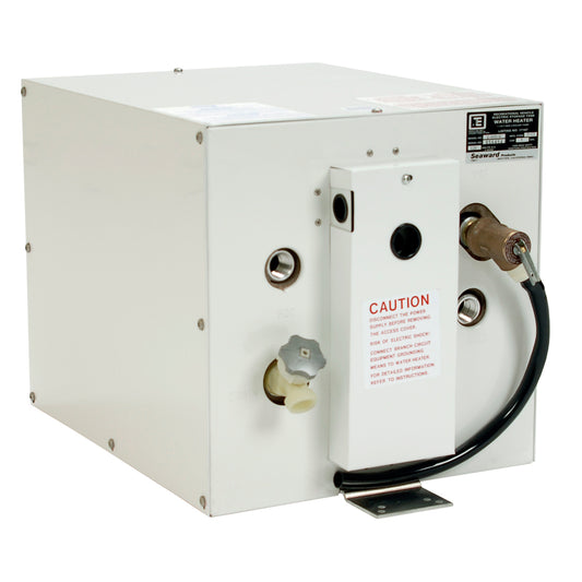 Whale Marine Seaward 6 Gallon Hot Water Heater with Rear Heat Exchanger - White Epoxy Coated - 120V, 1500W