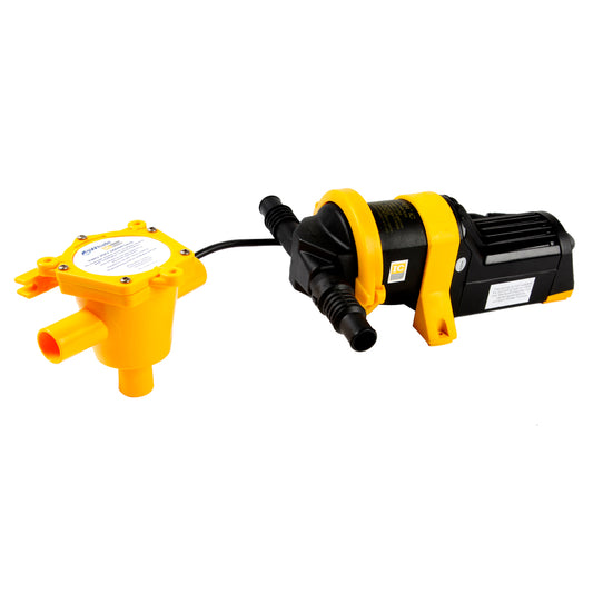 Whale Marine Grey IC Waste Pump 12V – Intelligent Waste Management System for Marine and RV Applications