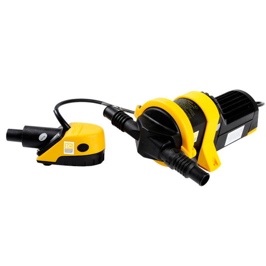 Whale Marine IC Retail Kit 24V Gulper IC Pump with Strainer – Electronic Control System for Efficient Bilge Pumping