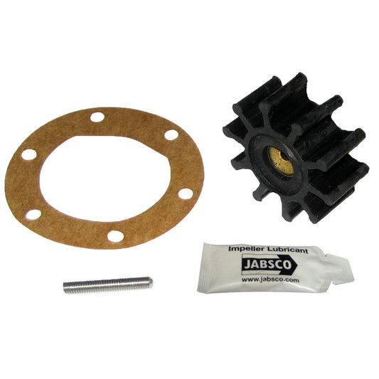 Jabsco Impeller Kit - 10 Blade Neoprene with Brass Insert for 2-Inch Diameter Pumps