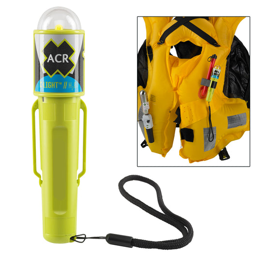 ACR Electronics C-Light H2O Water-Activated Personal Distress Light with 20 Lumen LED and Versatile Mounting Options