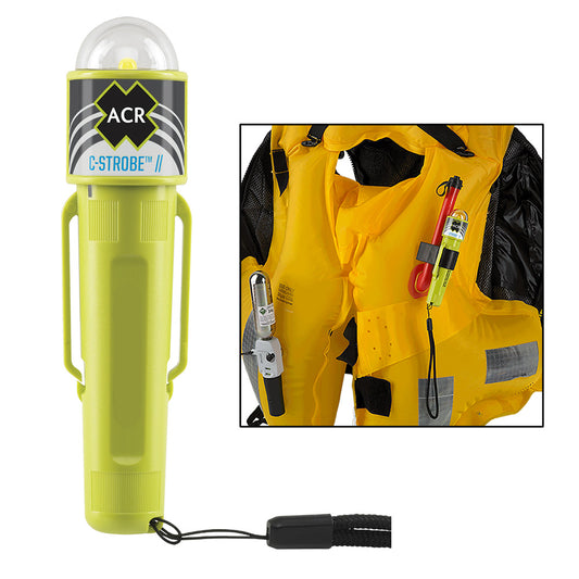 ACR Electronics C-Strobe Personal Distress LED Light with 120-Hour Runtime and Multiple Mounting Options