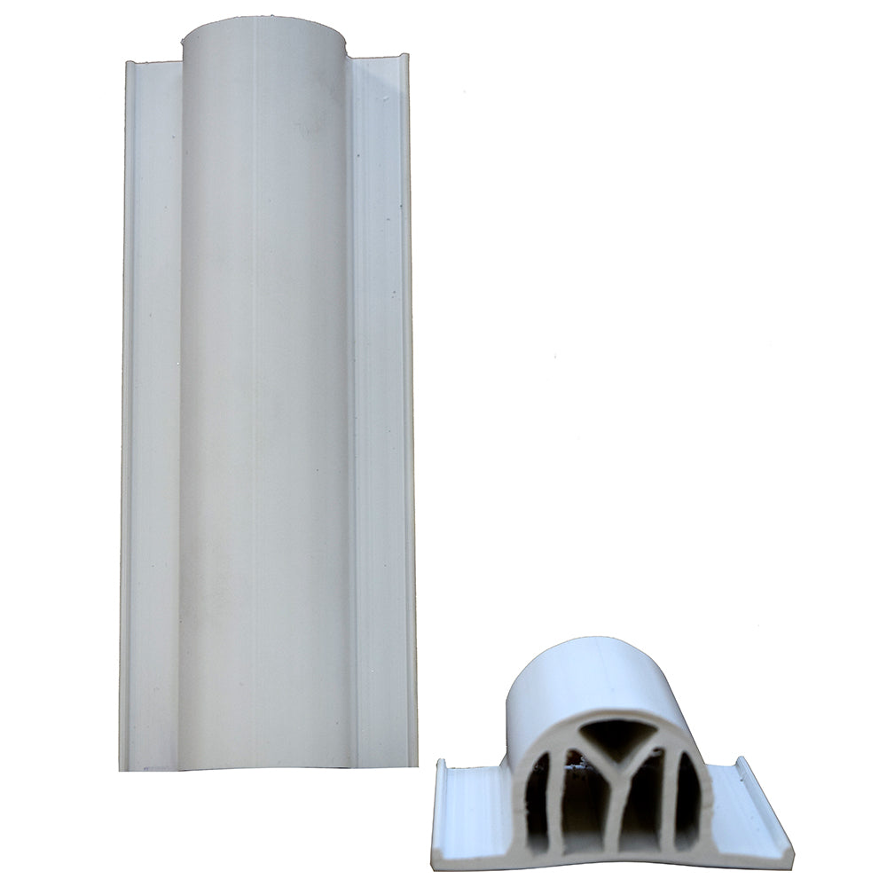 Monarch Marine Sou'Easter M-Fender - White, 6 ft Dock Fender for Secure Marine Protection