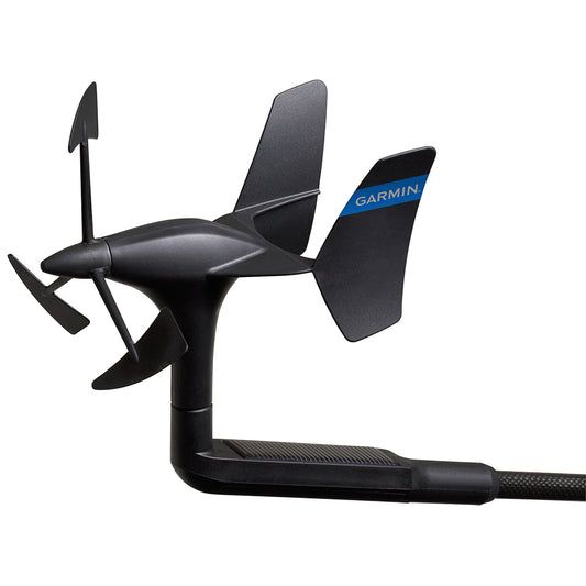 Garmin gWind Wireless 2 Transducer – Wireless Mast-Mount Wind Speed and Direction Sensor with Solar Power