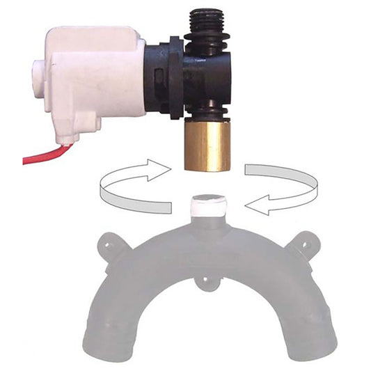 Jabsco Vented Loop Solenoid Valve for 37010 Series Toilets – Reliable Venting Solution