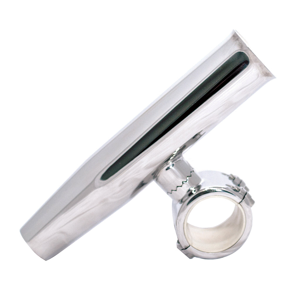 Tigress 88191 1-Inch Polished Stainless Steel Adjustable Clamp-On Rod Holder