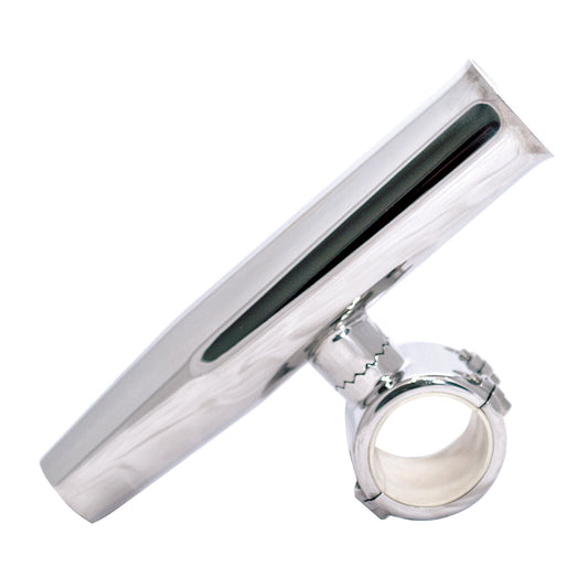Tigress 88191 1-Inch Polished Stainless Steel Adjustable Clamp-On Rod Holder
