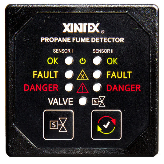 Fireboy-Xintex P-2BS-R Propane Fume Detector & Alarm with Sensors and Solenoid Valve