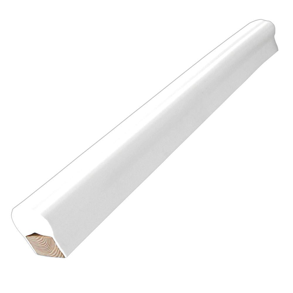 Dock Edge DE1022F Piling Post Bumper, One End Capped, 6 ft, White