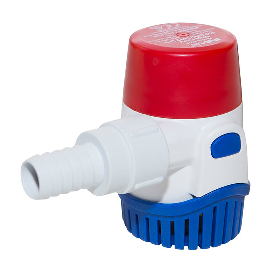 Rule 500GPH Standard Bilge Pump - 24V | High-Performance Marine Bilge Pump with Check Valve and Thermal Protection