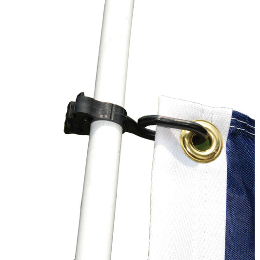 Taylor Made Charlevoix Burgee and Antenna Clip (Pair) – Secure Your Flag from Your Antenna