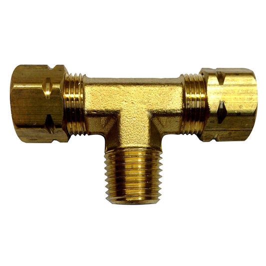 Uflex USA 1/4 NPT to 3/8 T-Fitting – Marine Helms and Hydraulic Connections