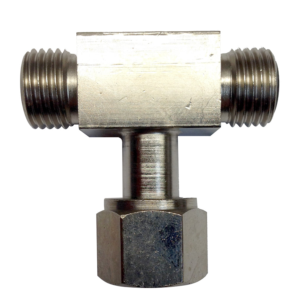 Uflex USA Powertech Bulkhead T-Fitting - High-Pressure Marine Plumbing Connection