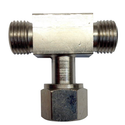 Uflex USA Powertech Bulkhead T-Fitting - High-Pressure Marine Plumbing Connection