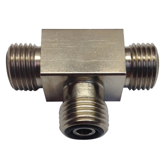 Uflex Powertech T-Fitting for Mercury-Style ORF Hoses – 3-Way Marine Fuel Line Connection