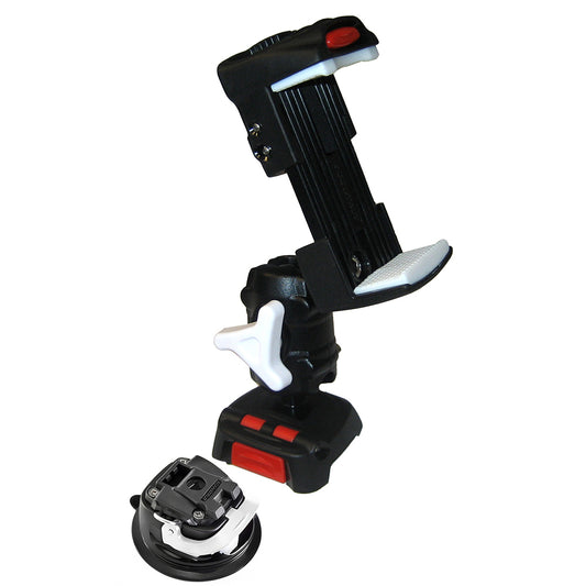 Scanstrut ROKK Mini Mount Kit - Suction Cup Mount with Phone Clamp for Secure Mobile Device Mounting