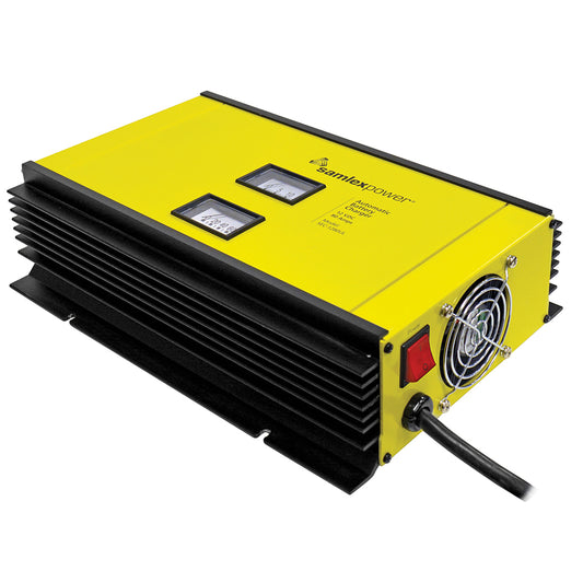 Samlex America SEC-1280UL 80A 12V Two-Bank Battery Charger with 3-Stage Charging and Temperature Sensor