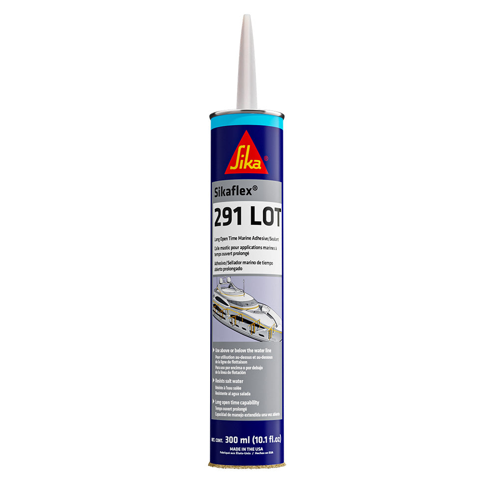 Sika Sikaflex 291 LOT Slow Cure Marine Sealant & Adhesive - 10.3oz Cartridge, Black
