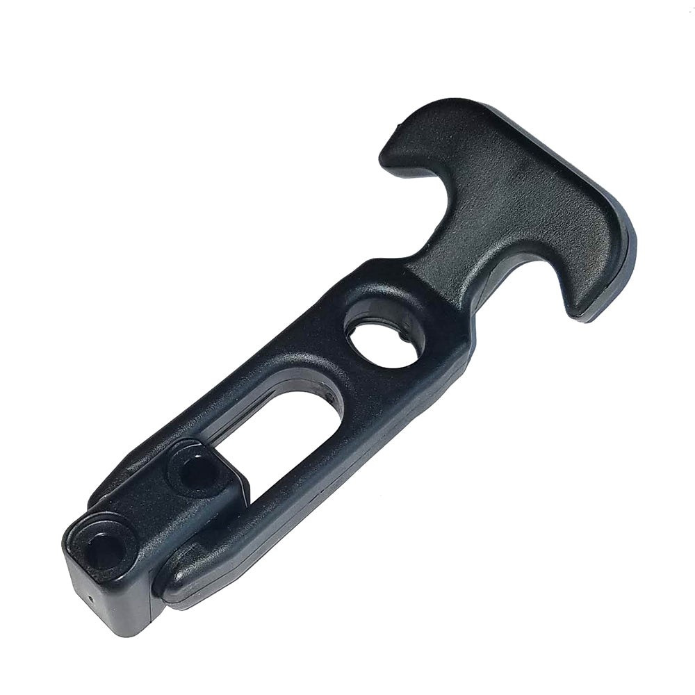 Southco F7-530 Small Flexible T-Handle Draw Latch, Front Mount, Black