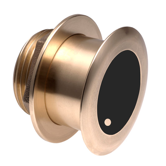 Airmar B175HW Bronze Thru Hull 12° Tilt Fishfinder Transducer - 1kW, Wide Beam, High CHIRP 150-250 kHz